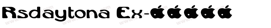 Rsdaytona Ex字体转换
